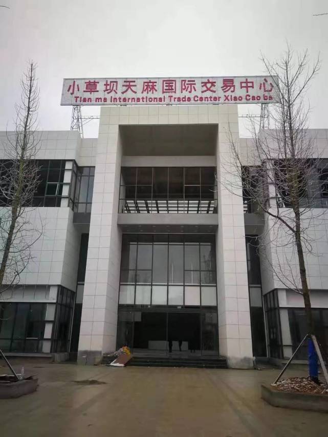 彝良小草坝天麻国际交易中心开始试运营!