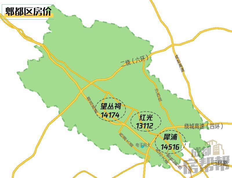 均价19950元㎡成都12月房价地图青羊区依然是榜首