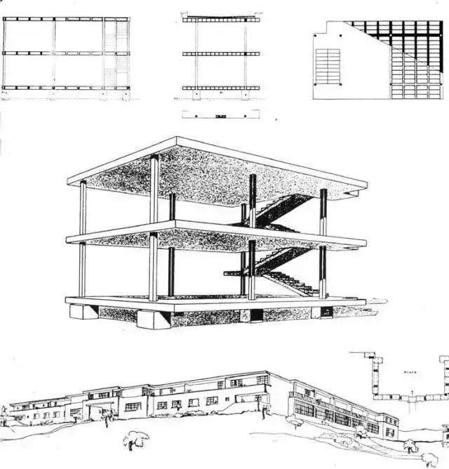 勒·柯布西耶maison citrohan系列中