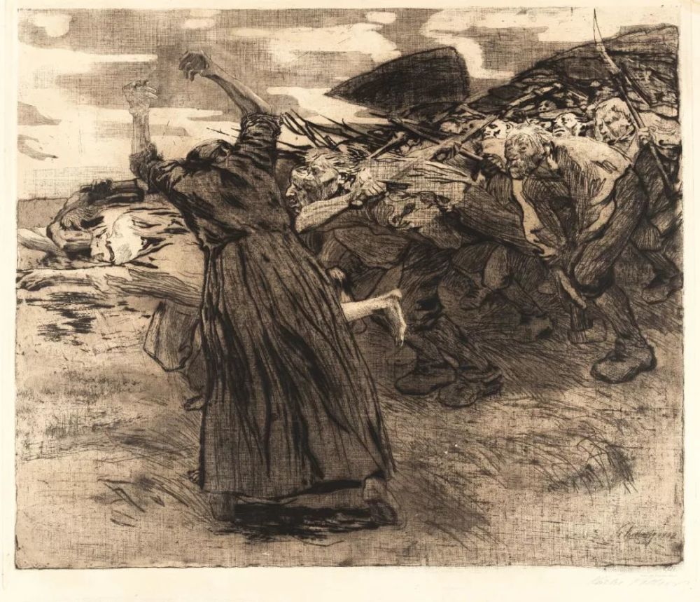 凯绥·珂勒惠支 kaethe kollwitz 1867-1945 德国表现主义版画家和