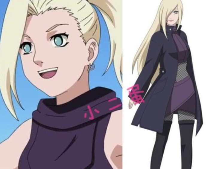 火影忍者当女生们穿上长袜后小南比腿影还美井野秒变女神
