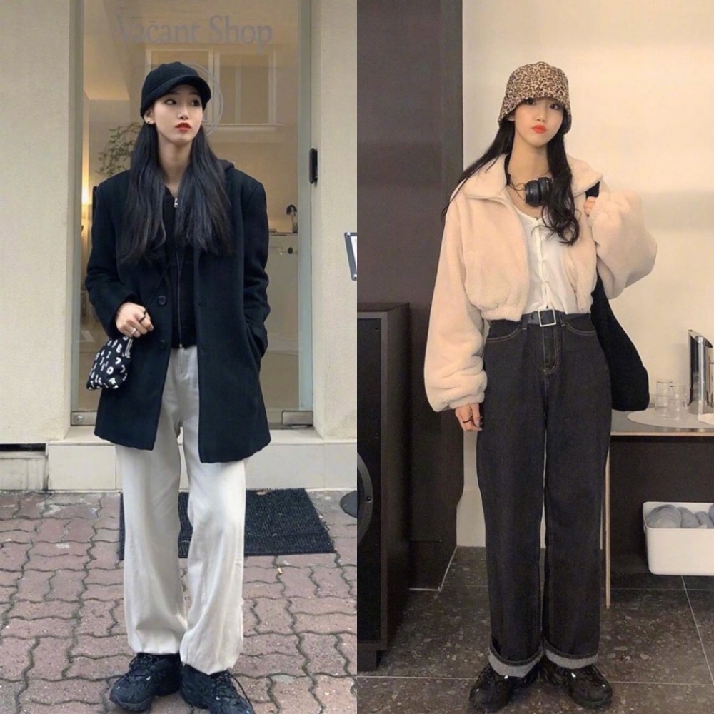 值得收藏的酷帅少女穿搭,保暖又时尚,冬天也能做精致猪猪女孩