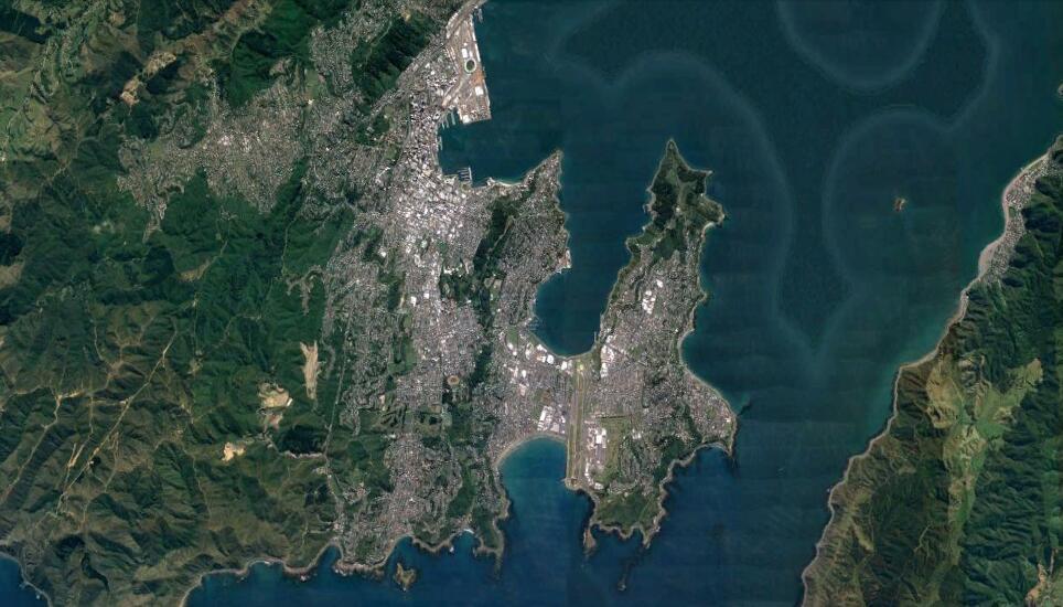 惠灵顿人口_卫星上看新西兰首都 一座海湾城市,没有太多高楼