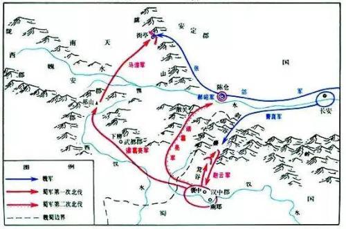 街亭之战其实难度很低,图解街亭之战的意义,及马谡失败的原因