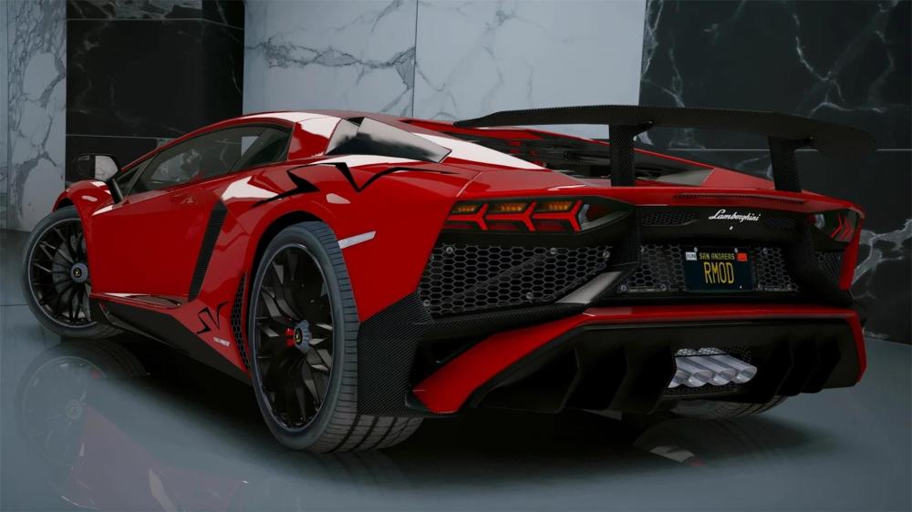 gta5 mod 兰博基尼aventador lp750-4 sv