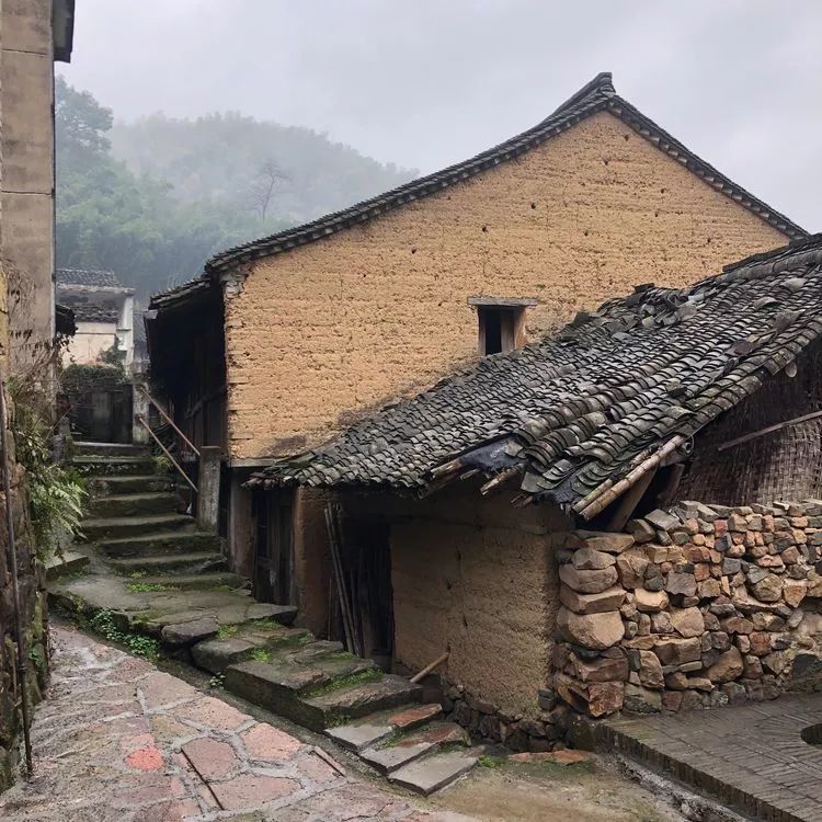 冬日宁波奉化石门古村风情