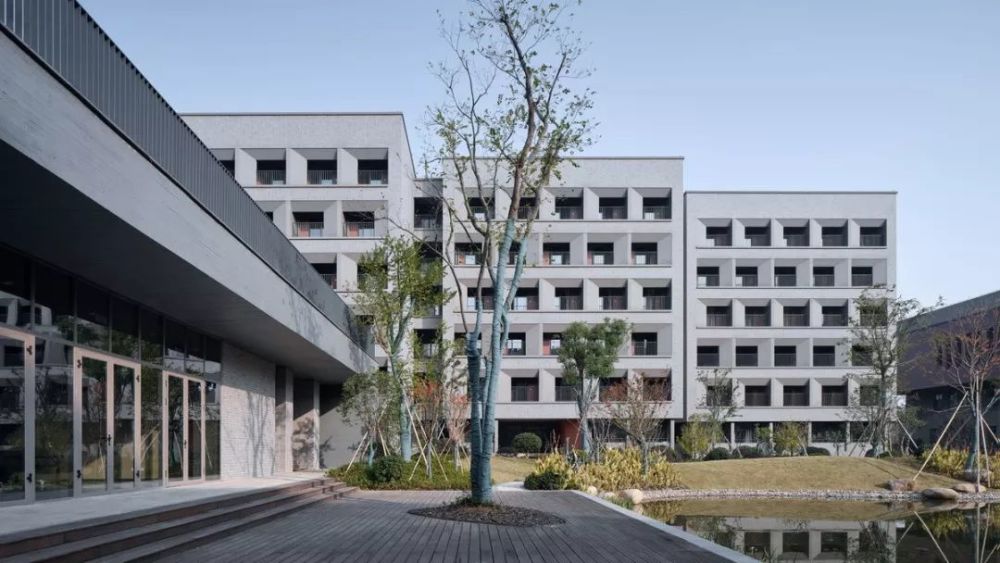 多层公寓楼建筑设计:杭州第二中学钱江校区学生宿舍/案例