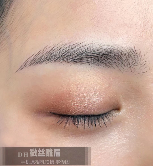 技术还各异,为什么这么好看的眉毛做的这么少呢,因为难啊,为什么线条