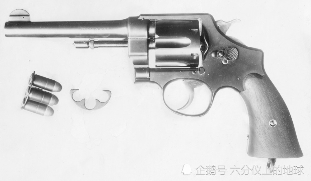 二战兵器全集,美国史密斯&威森m1917转轮手枪
