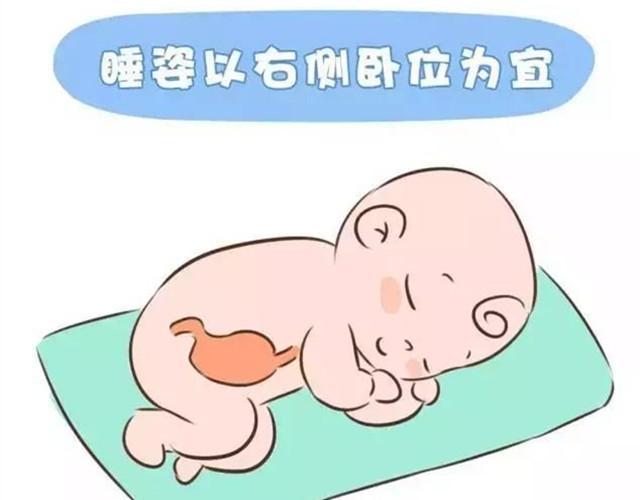 宝宝吃完奶后,可以先让宝宝侧卧一会,防止溢奶回流.