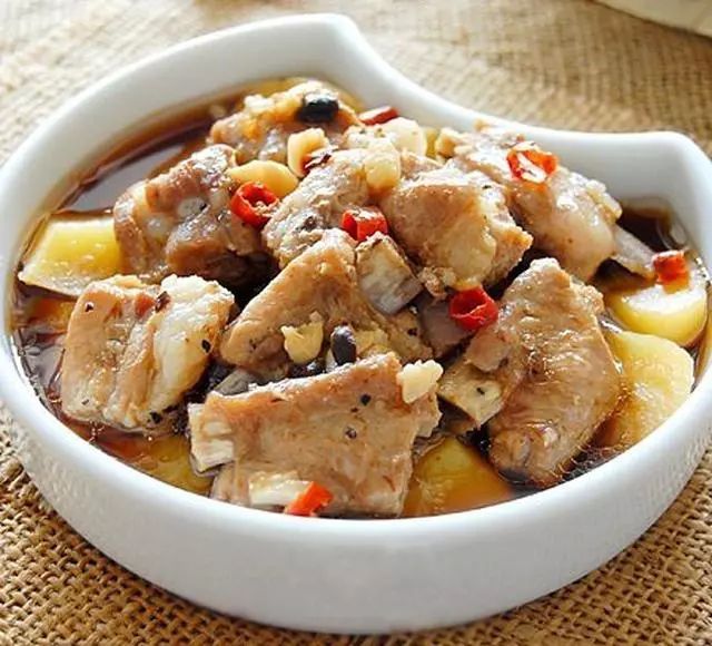 豉椒蒸排骨图片香菇玉米粥土豆图片