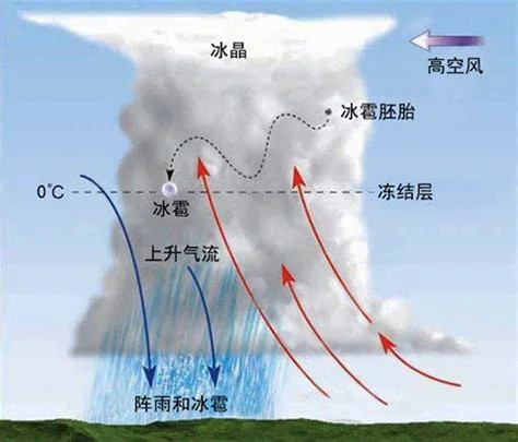 其中,电荷主要来源于冷热空气对流造成的冰晶和水滴碰撞和摩擦.