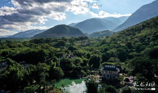 保山潞江坝,绿意葱茏,避了隆冬