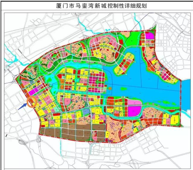 我们从之前厦门市规划委员会公布的《厦门市马銮湾新城控制性详细规划