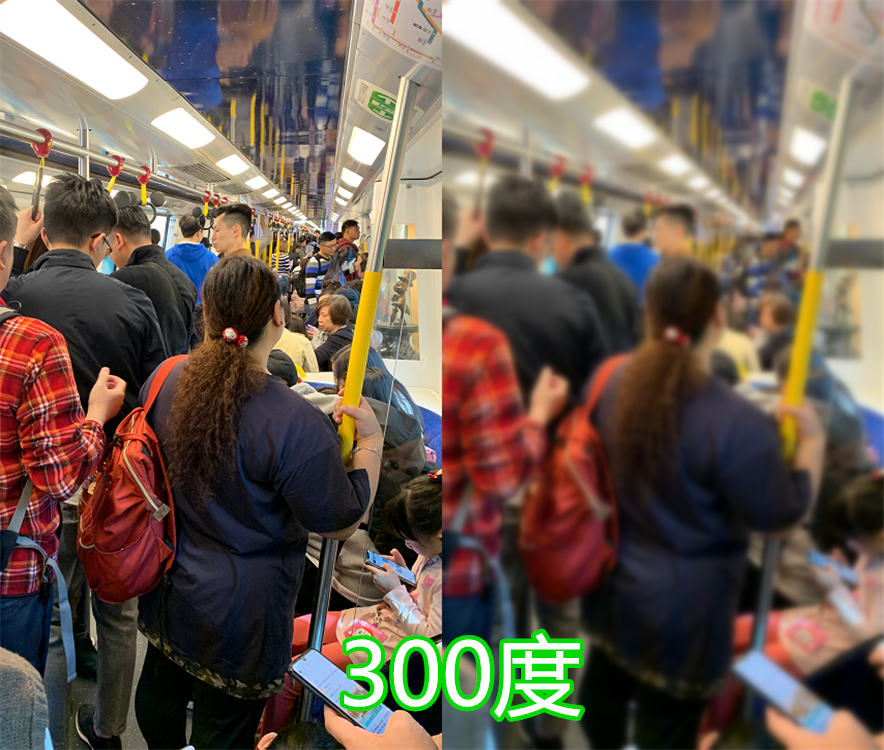 同是"近视眼,100度vs300度,看到五百度:自带人眼磨皮