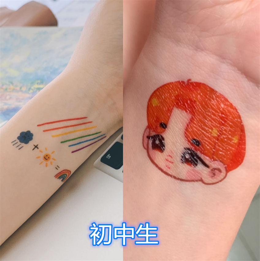 纹身"花样多"?小学生vs大学生,看到社会女:小老弟想跟