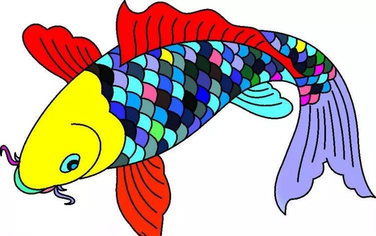 省示范幼儿园优秀教案:中班美术—年年有鱼!