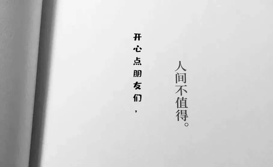 兄dei,不开心一天,就辜负了一天啊. 其实人间值得不值得呢?