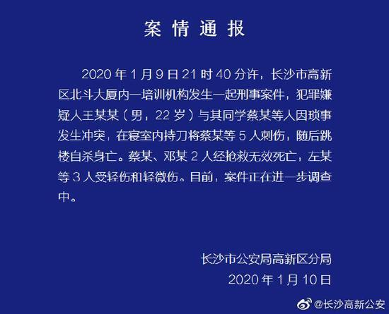 突发!湖南长沙一男子持刀杀人致2死3伤,作案后跳楼自杀身亡