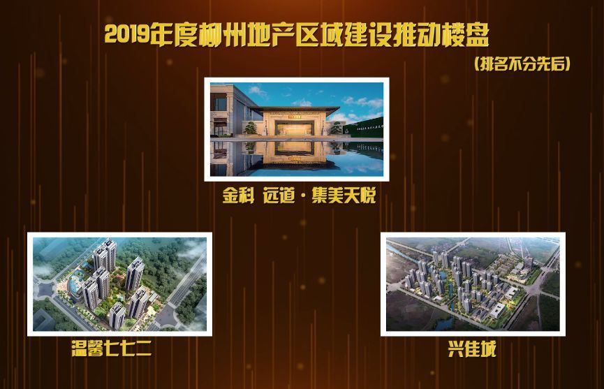 2019年度柳州地产卓越人居标杆名盘蔚莱别苑,通建中天城,中海天钻