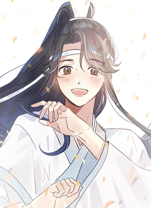 《魔道祖师》蓝思追生日贺图,这张图看着想哭,这个蛋糕很可爱!