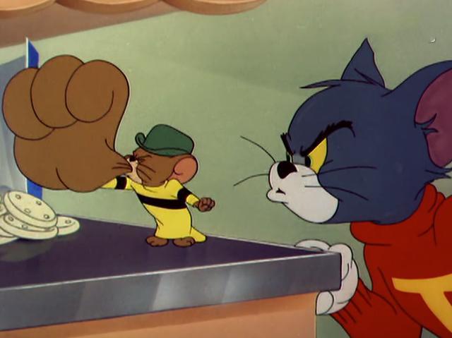 猫和老鼠:杰瑞的表哥告诉你,只要够强,任何麻烦都会远离你
