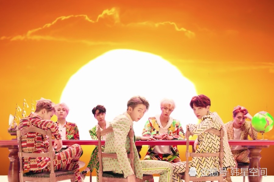 这是bts防弹少年团继《dna《fire《fake love《boy with luv