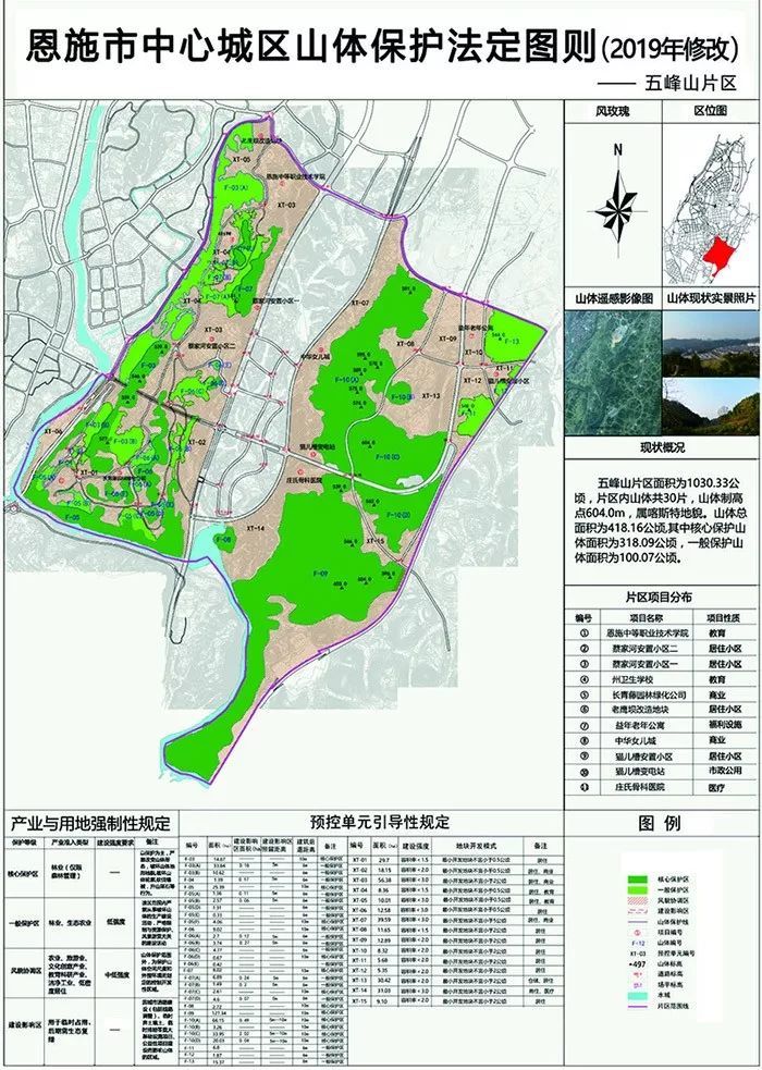 超重磅!恩施市中心城区山体保护专项规划出炉,涉及全市12个片区!