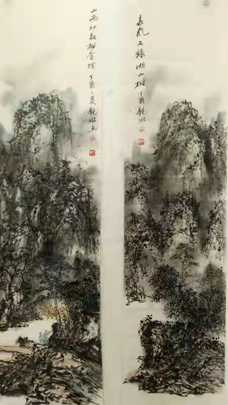 画家白艳琳 窈窕写意 山水传情