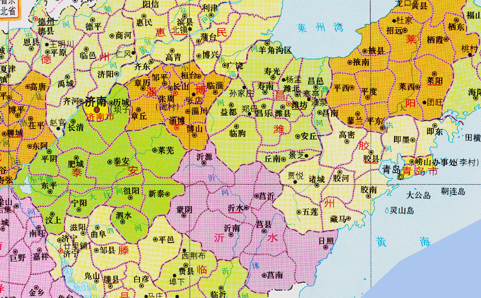 山东省的区划调整,1956年,为何大规模撤销了24个县?