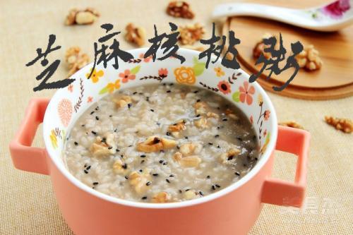 芝麻核桃粥