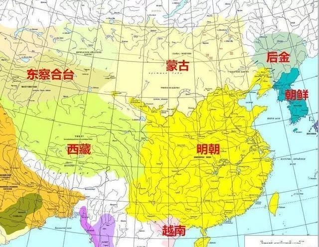 俄罗斯版中国历史地图,其中4幅难藏