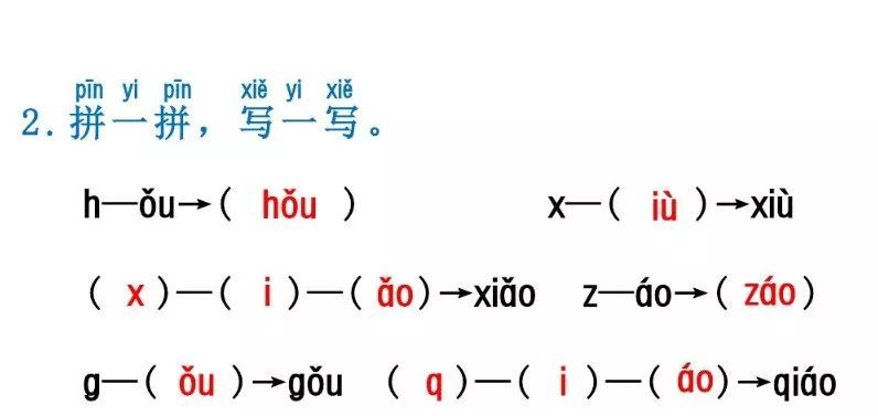 部编版一年级语文上册拼音11ieüeer图文讲解知识点