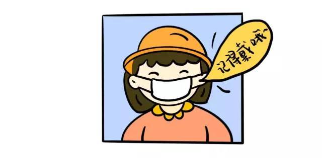 外出时佩戴口罩