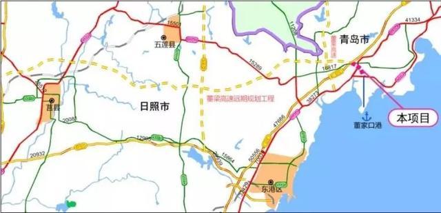 根据公示,该高速公路按照双向六车道标准建设,途经青岛,潍坊两地的