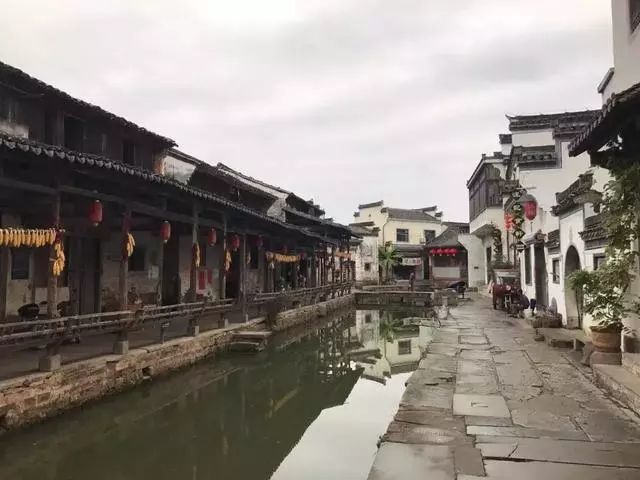 唐模古村,清溪流淌水街静美