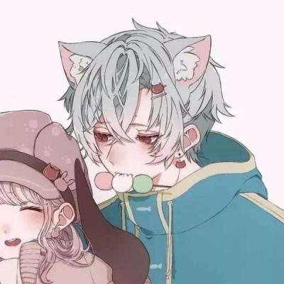图片中我们可以看到男孩和女孩正在约会,此时男生的眼睛偷偷的瞥向
