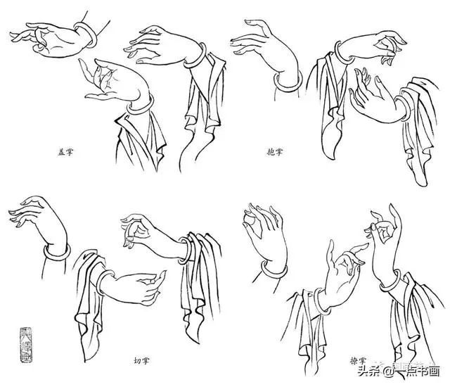 古代仕女造型解析——手姿指式