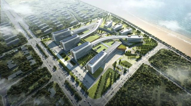 为混合所有制非营利性医院,位于日照市山海天旅游度假区碧海路以西