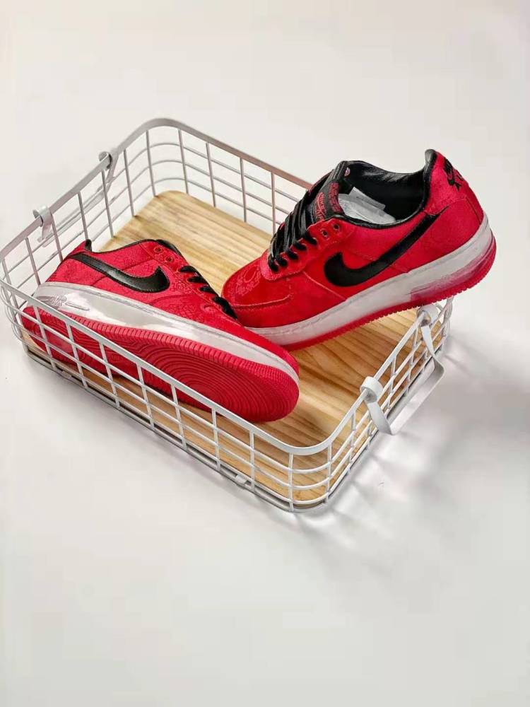 clot × nike air force 1"红丝绸"实拍!