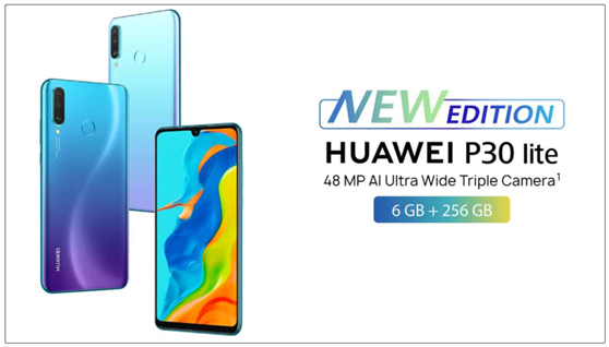 华为P30 Lite欧洲发售！256GB＋后置三摄，售价2690元