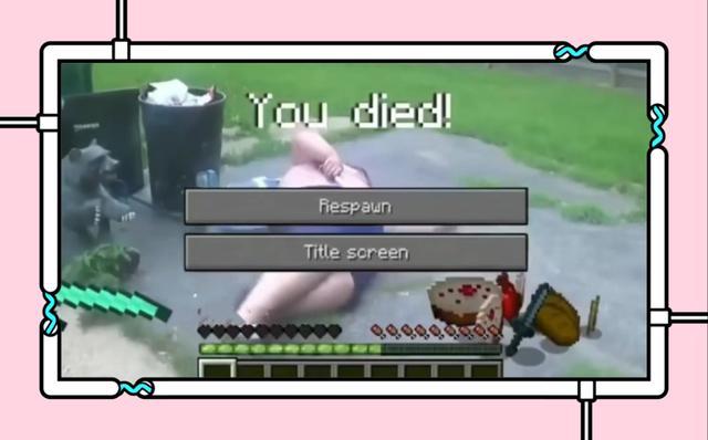 一位小哥在欺负狗熊,结果被一巴掌拍在地上,"you died"!