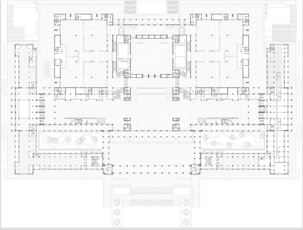 该项目在建于1959年的中国历史博物馆和中国革命博物馆的基础上改造