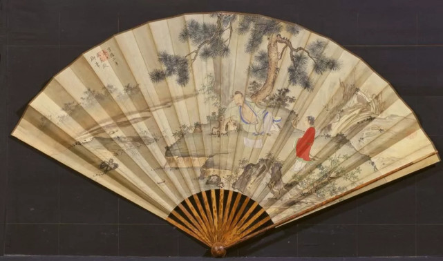 明★ 惲 寿平 花卉扇面 原寸★ 故宮博物院 二玄社 中国 扇面画 古玩 恽寿平花卉扇面欣赏