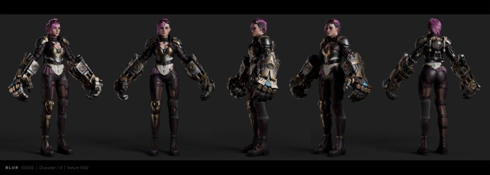 英雄联盟:加里奥身高碾压——2020赛季cg动画人物3d模型晒出