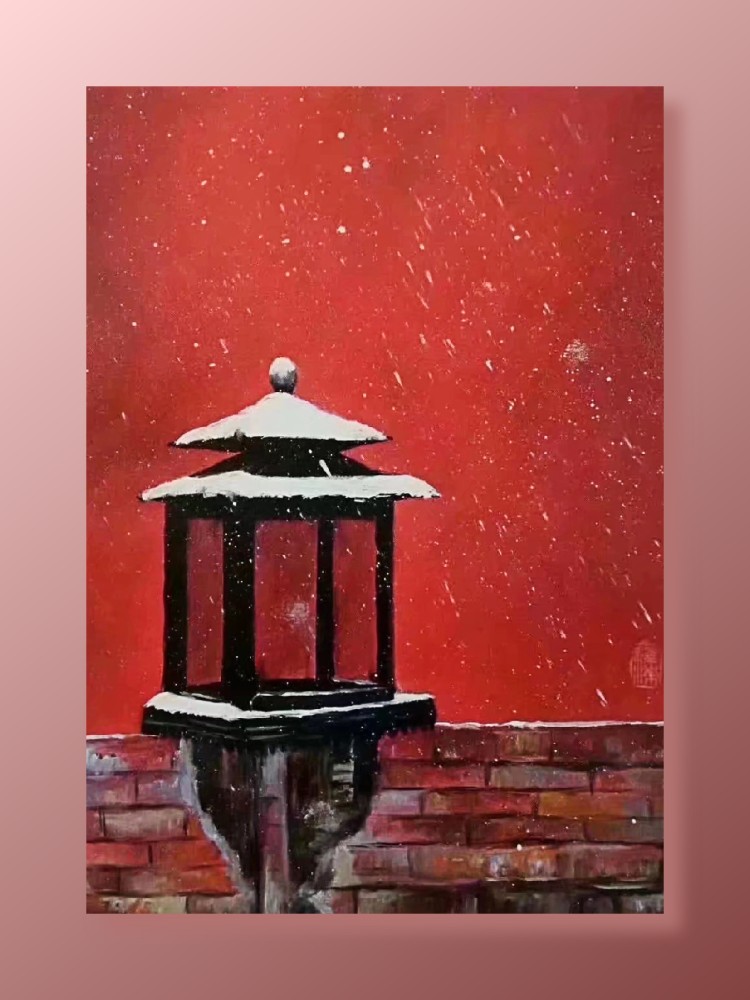 红墙故宫系列—让人思念雪的九幅画