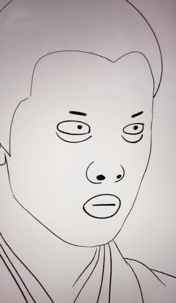 美术生画"任嘉伦",开局:胡闹,结局网友:画卖吗?