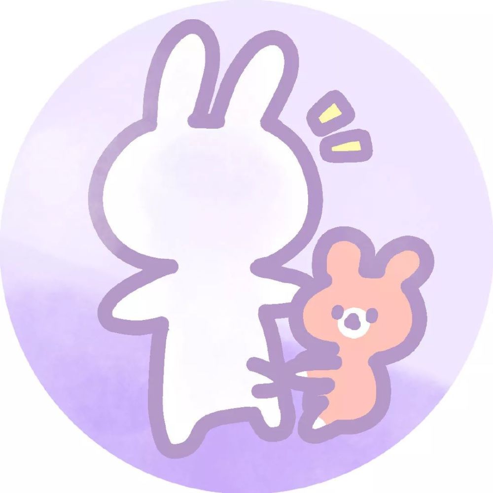 可爱动漫圆形女生卡通头像