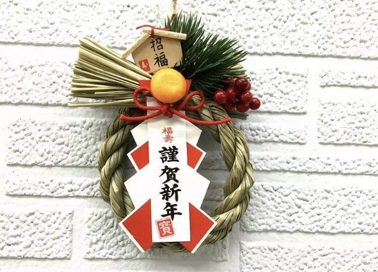 日本新年草绳