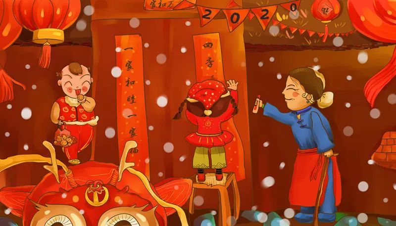 年俗故事|贴春联
